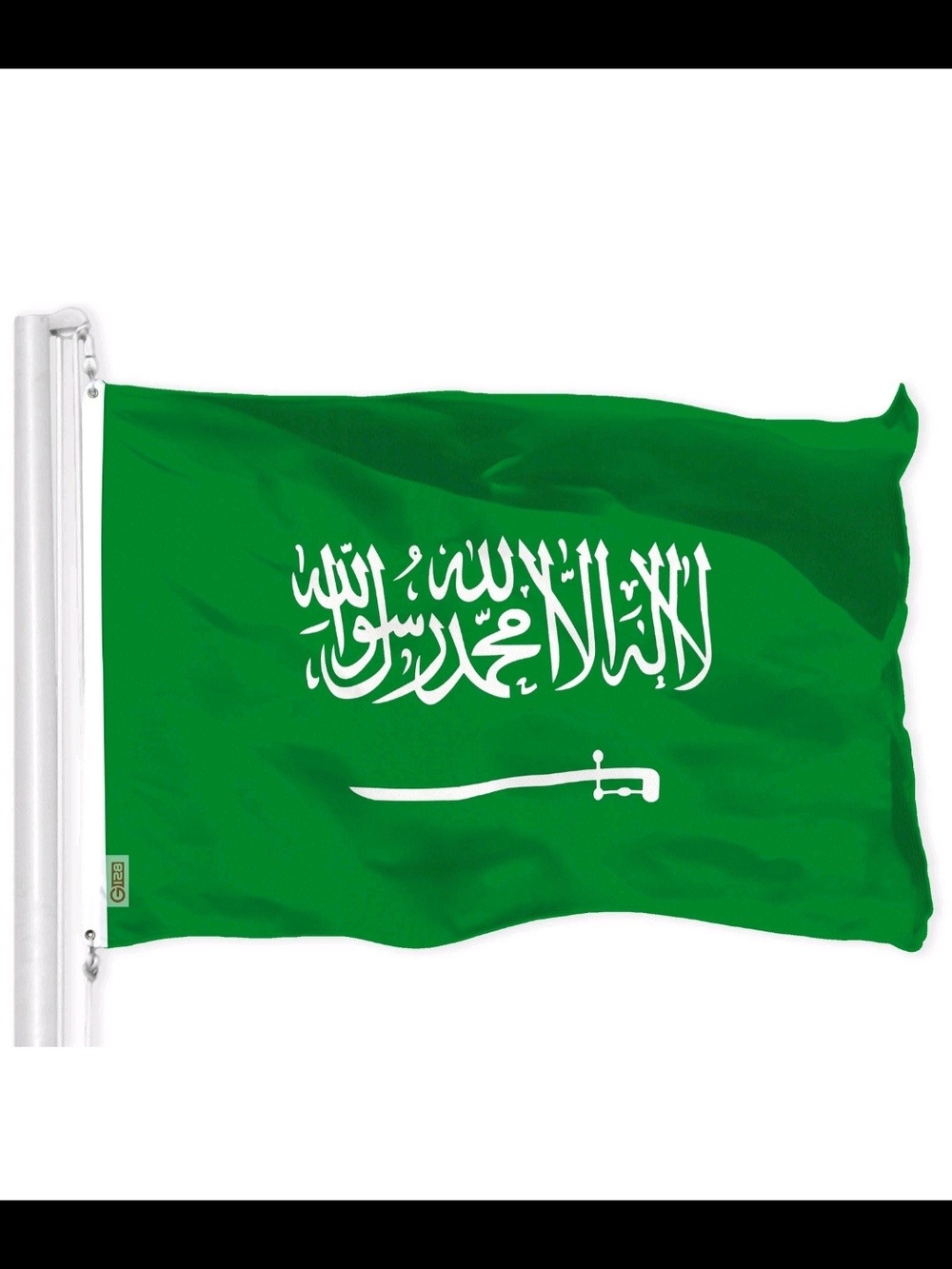 Saudi Arabia Saudi Arabian Flag 3x5 Ft  Polyester